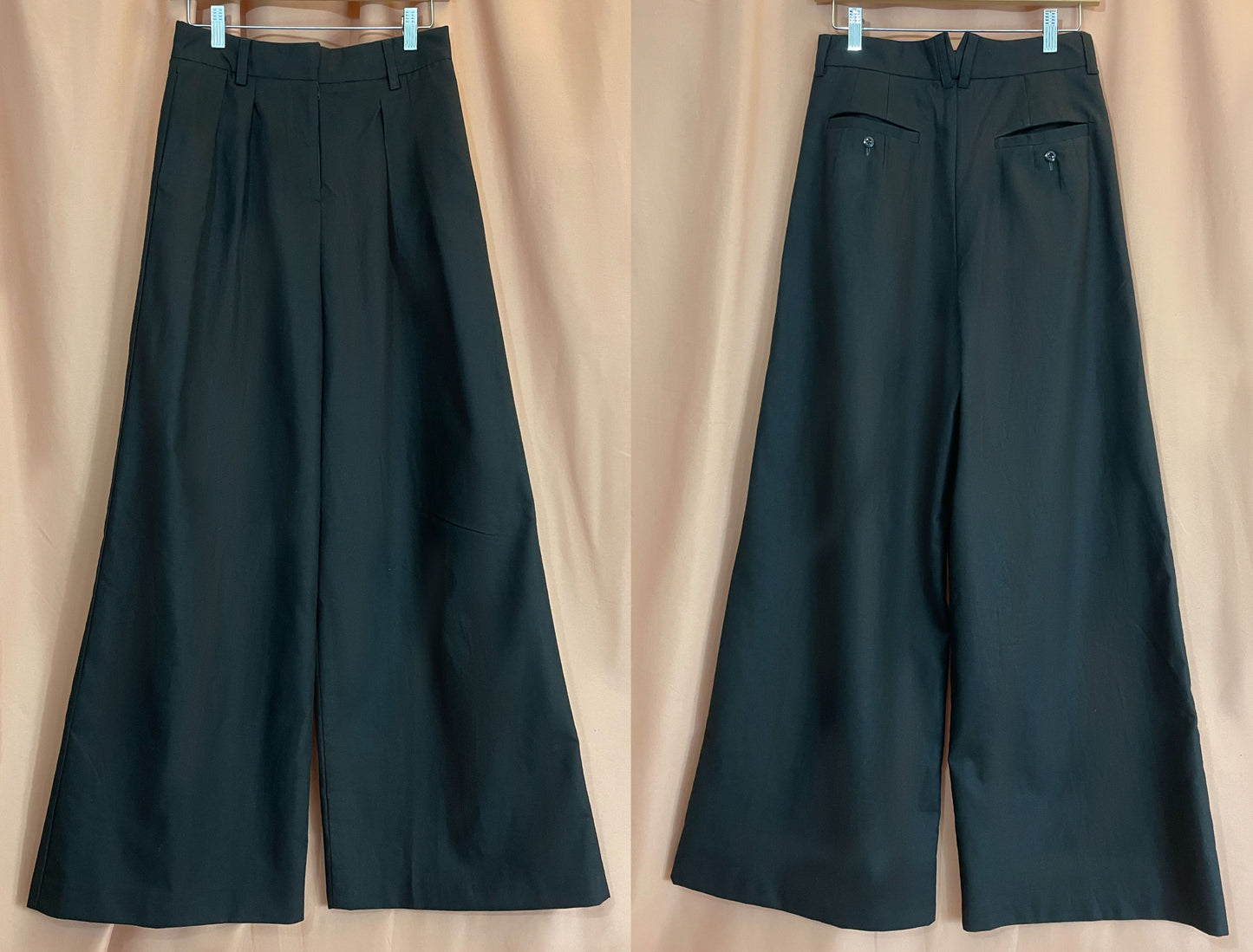 Wide Leg Pleated Pants